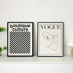 Custom Black and White Prints Wall Art, Canvas Wall Artwork