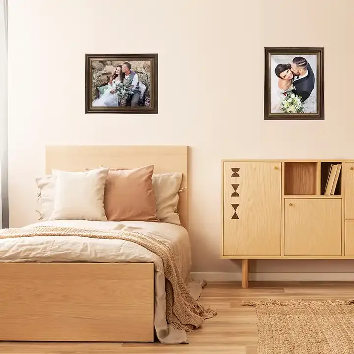 Customized Plastic Picture Frame Bead Point PS Photo Frame