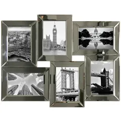 Customized Glass Photo Frame Inner Mirror Picture Frame