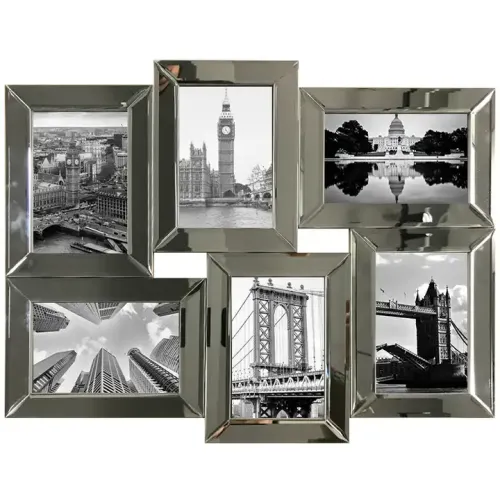 Customized Glass Photo Frame Inner Mirror Picture Frame