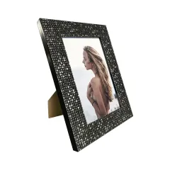 Custom Black Plastic Picture Frame PS Plastic Photo Frame