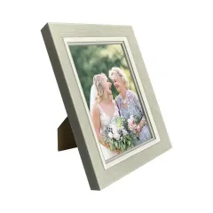 Wholesale PS Plastic Photo Frame Wood Texture Picture Frame