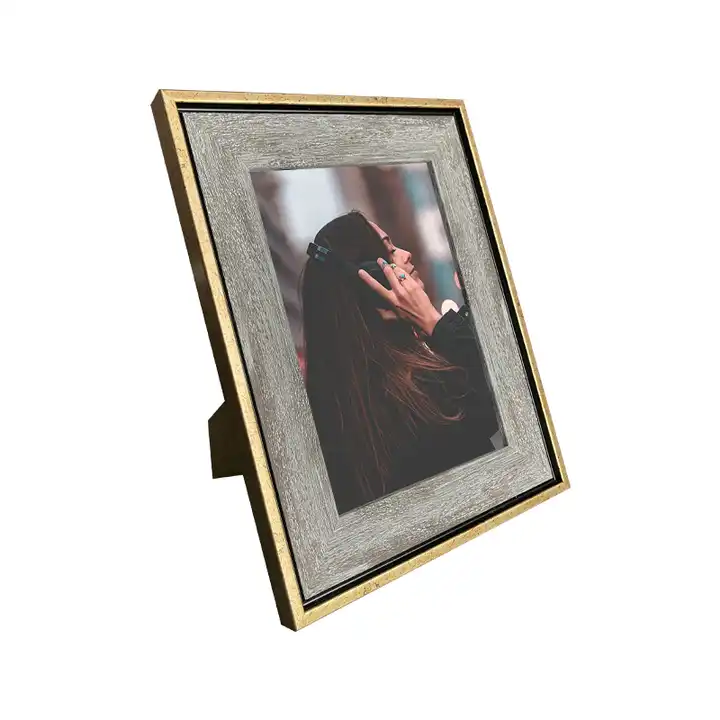 Customized PS Plastic Photo Frame Rustic Picture Frame