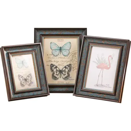 Wholesale Vintage Plastic Picture Frame Antique Shabby PS Photo Frame