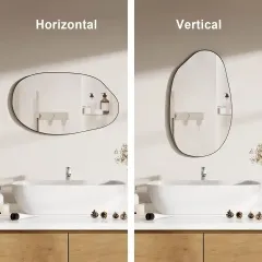 Custom Metal Frame Mirror Irregular Wall Mirror