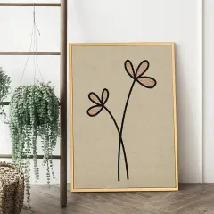 Wholesale Flower Wall Art Simple Wooden Wall Decor
