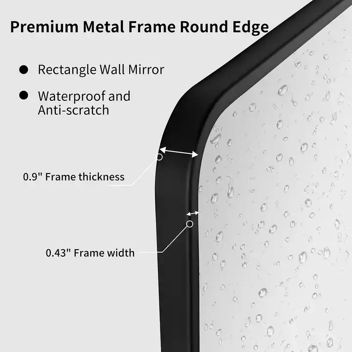 Wholesale Modern Bathroom Mirror Wall Mounted Mirror Art Decor