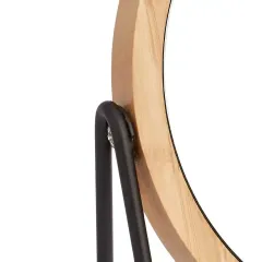 Custom Natural Wooden Frame Makeup Mirror Desktop Display Mirror