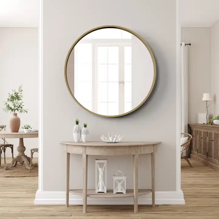 Customized Solid Wood Frame Mirror Wall Mounted Mirror