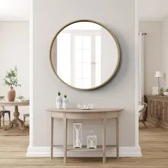 Customized Solid Wood Frame Mirror Wall Mounted Mirror