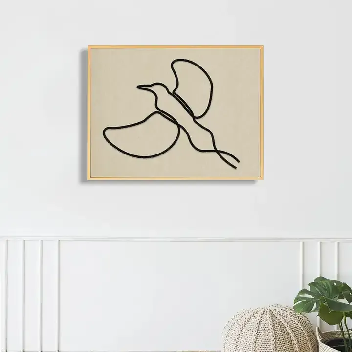 Wholesale Bird Wall Art Simple Wooden Wall Artwork