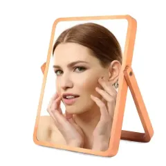 Custom Wood Frame Makeup Mirror Desktop Display Mirror