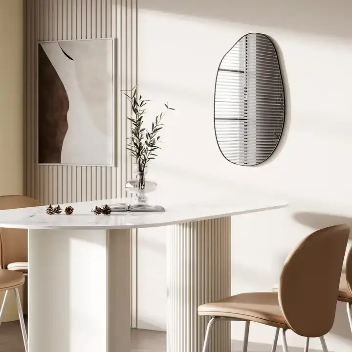 Custom Metal Frame Mirror Irregular Wall Mirror