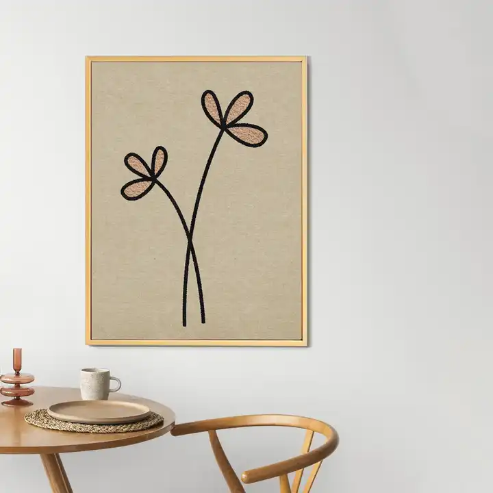 Wholesale Flower Wall Art Simple Wooden Wall Decor