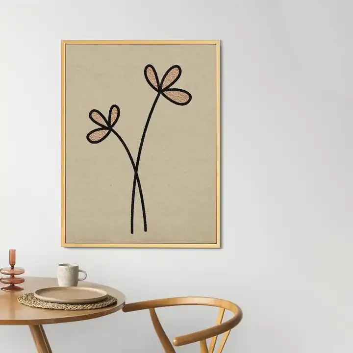 Wholesale Flower Wall Art Simple Wooden Wall Decor
