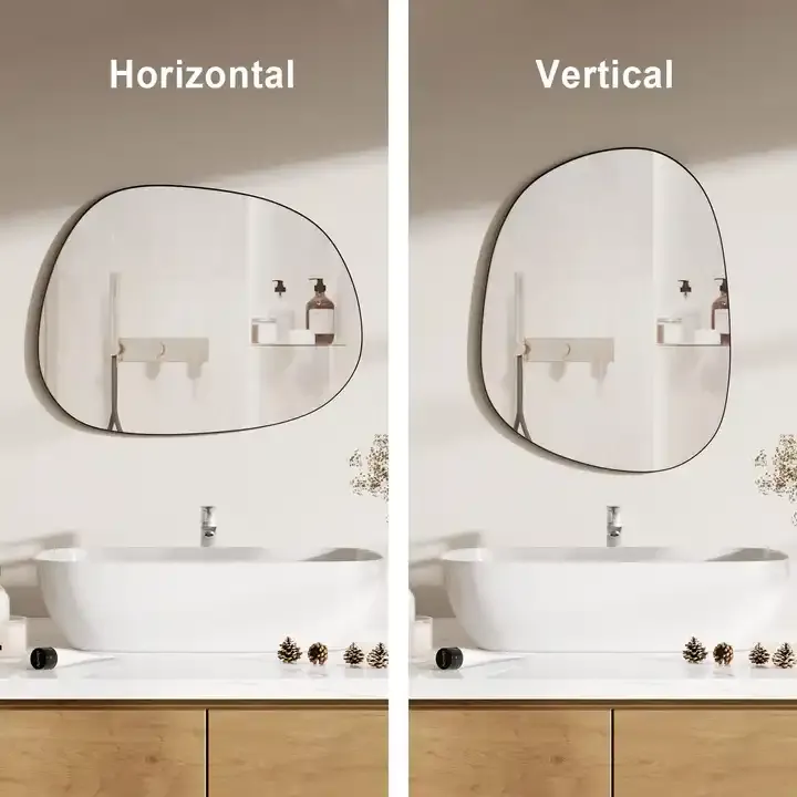 Customized Aluminum Alloy Frame Mirror Irregular Mirror