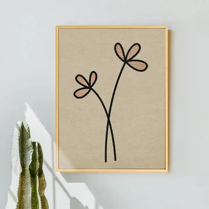 Wholesale Flower Wall Art Simple Wooden Wall Decor