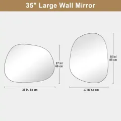 Customized Aluminum Alloy Frame Mirror Irregular Mirror
