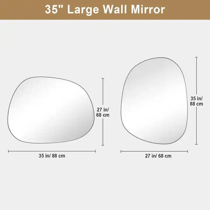 Customized Aluminum Alloy Frame Mirror Irregular Mirror