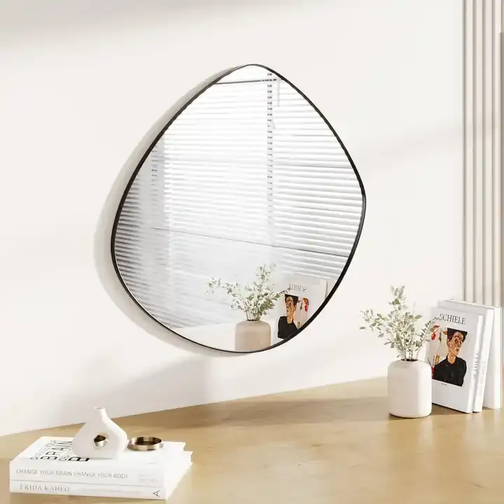 Wholesale Metal Frame Mirror Irregular Wall Mounted Mirror