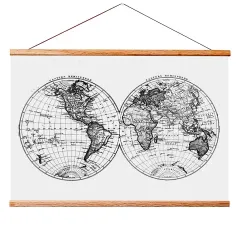 Wholesale Map Wall Decor Wooden Creative Wall Art