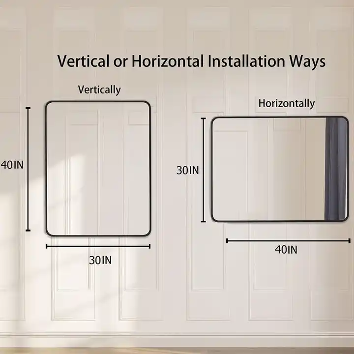 Wholesale Modern Bathroom Mirror Wall Mounted Mirror Art Decor