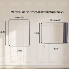 Wholesale Modern Bathroom Mirror Wall Mounted Mirror Art Decor