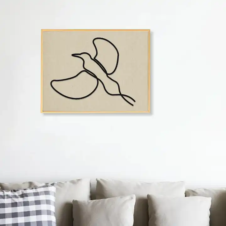Wholesale Bird Wall Art Simple Wooden Wall Artwork