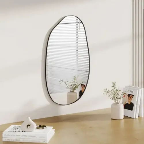 Custom Metal Frame Mirror Irregular Wall Mirror