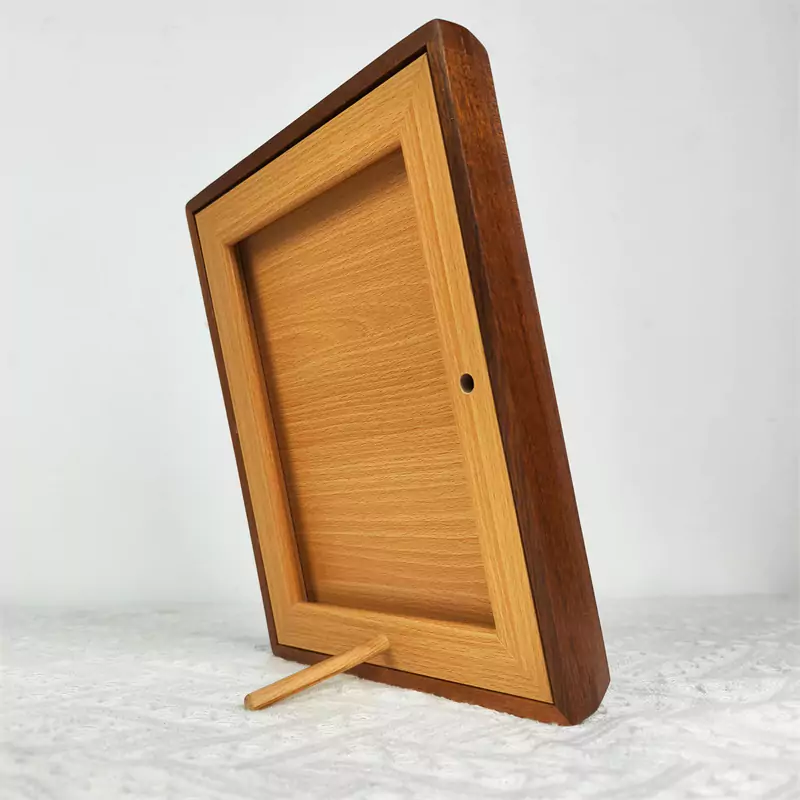 Custom 4x6", 5x7", 8x10", 11x14" Mortise and Tenon Oak Picture Frame Walnut Wood Photo Frame