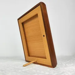 Custom 4x6", 5x7", 8x10", 11x14" Mortise and Tenon Oak Picture Frame Walnut Wood Photo Frame