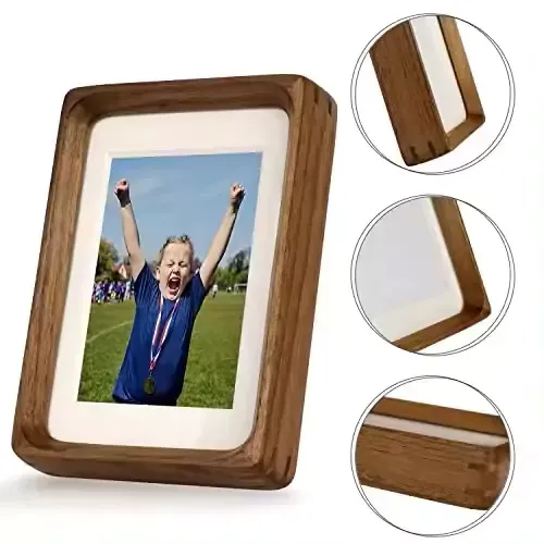 Customized North American Black Walnut Photo Frame Oak Wood Picture Frame
