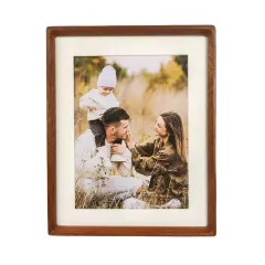 Custom 4x6", 5x7", 8x10", 11x14" Mortise and Tenon Oak Picture Frame Walnut Wood Photo Frame