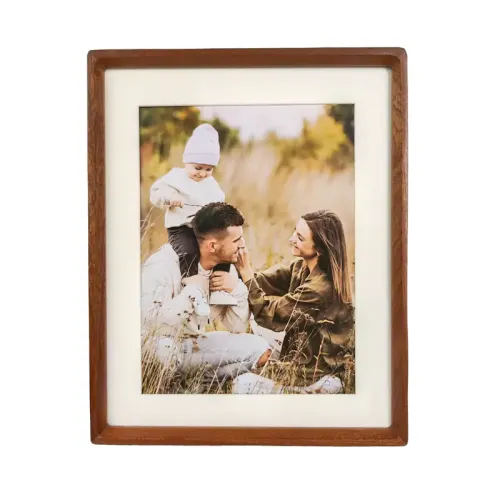 Custom 4x6", 5x7", 8x10", 11x14" Mortise and Tenon Oak Picture Frame Walnut Wood Photo Frame