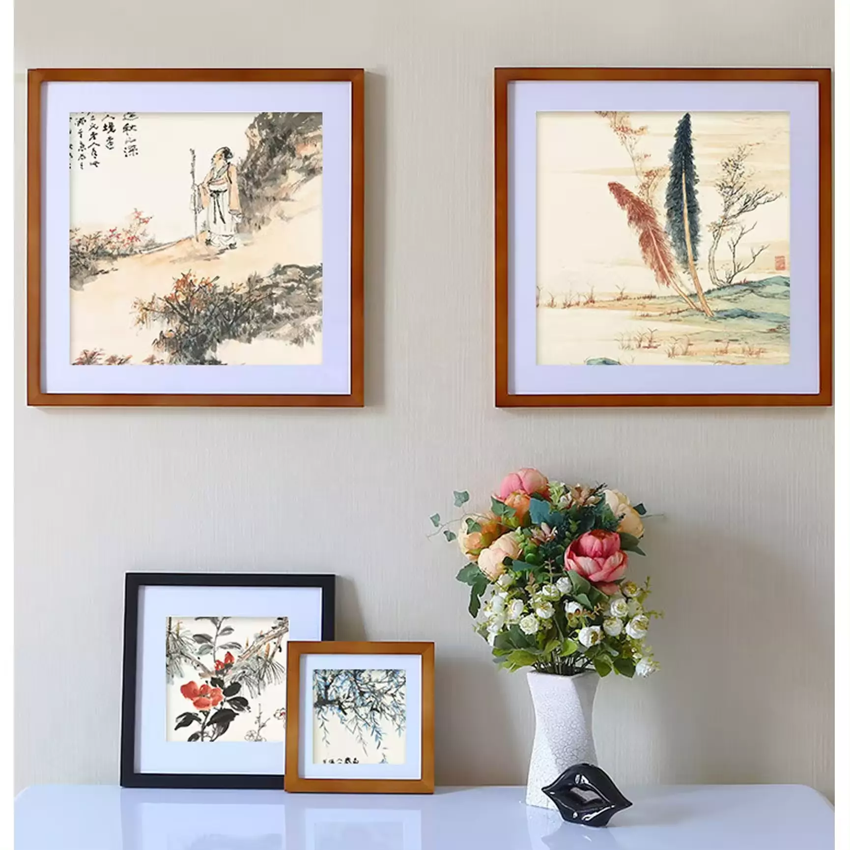 Custom Square Picture Frame Solid Wood Photo Frame