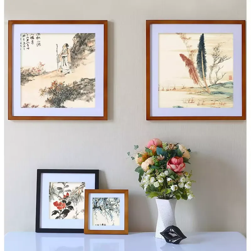 Custom Square Picture Frame Solid Wood Photo Frame