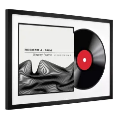 Custom MDF Wooden Music Album Photo Frame Vinyl Record Picture Frame