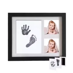 Customized Baby Keepsake Picture Frame Baby Handprint and Footprint Kit Photo Frame