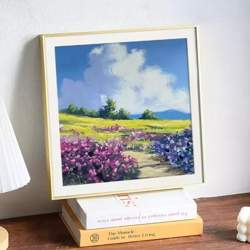Custom Metal Aluminum Alloy Photo Frame Puzzle Display Picture Frame with Plexiglass