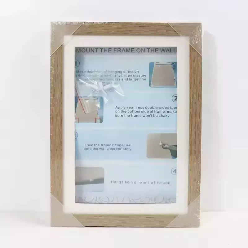 Customizable Kids Artwork Picture Frame MDF Frame with Shatter Resistant Glass