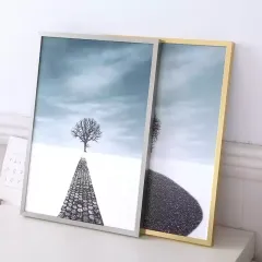 Wholesale Metal Photo Frame Table Hanging Wall Aluminum Alloy Picture Frame