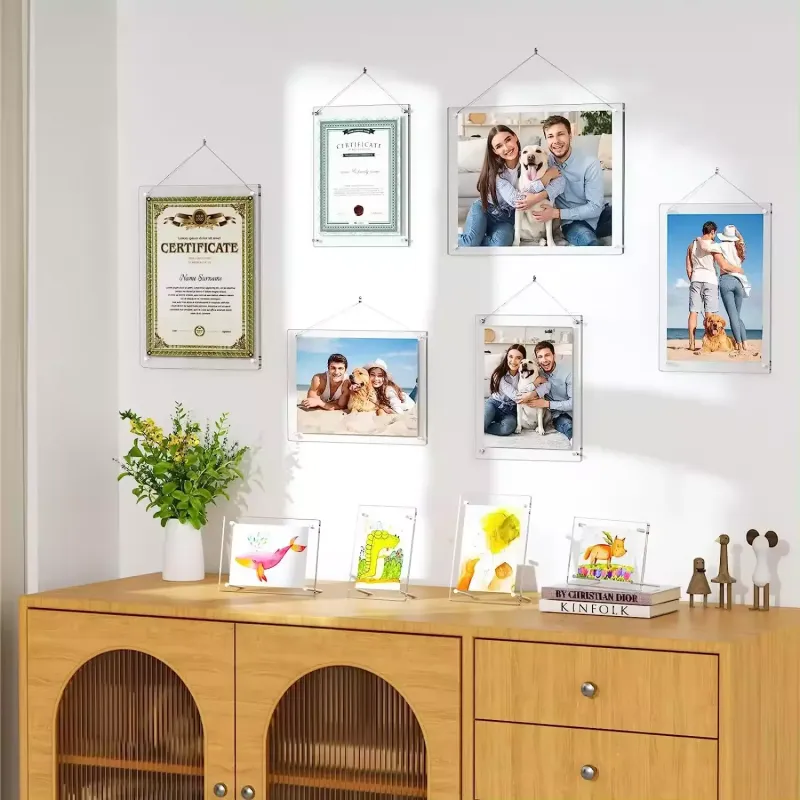 Wholesale Clear Crystal Photo Frame Acrylic Picture Frame