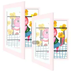Custom Children's Doodling Flip Frame with Shatterproof Glass, Children's Artwork Photo Frame