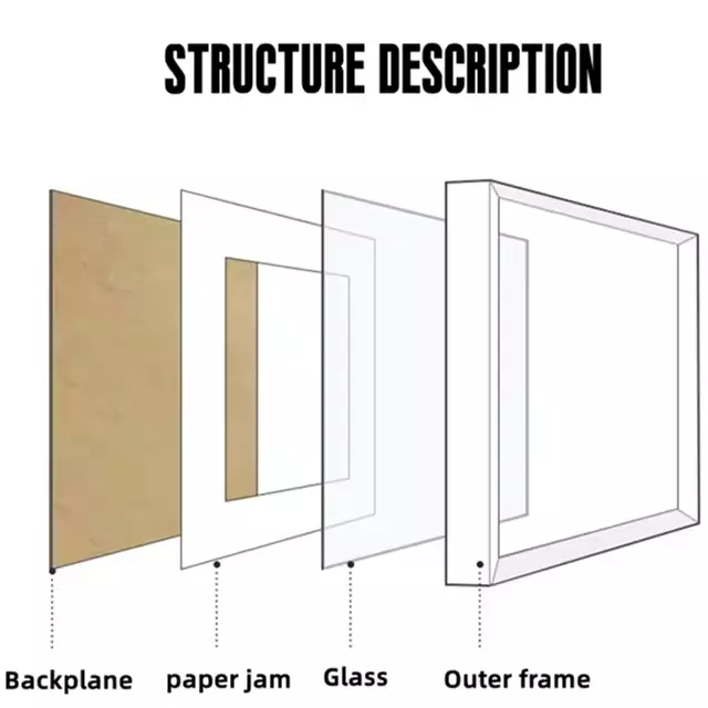 Wholesale Nordic Solid Wood Photo Frame Rectangle 10/20 Grids Children's Id Picture Frame