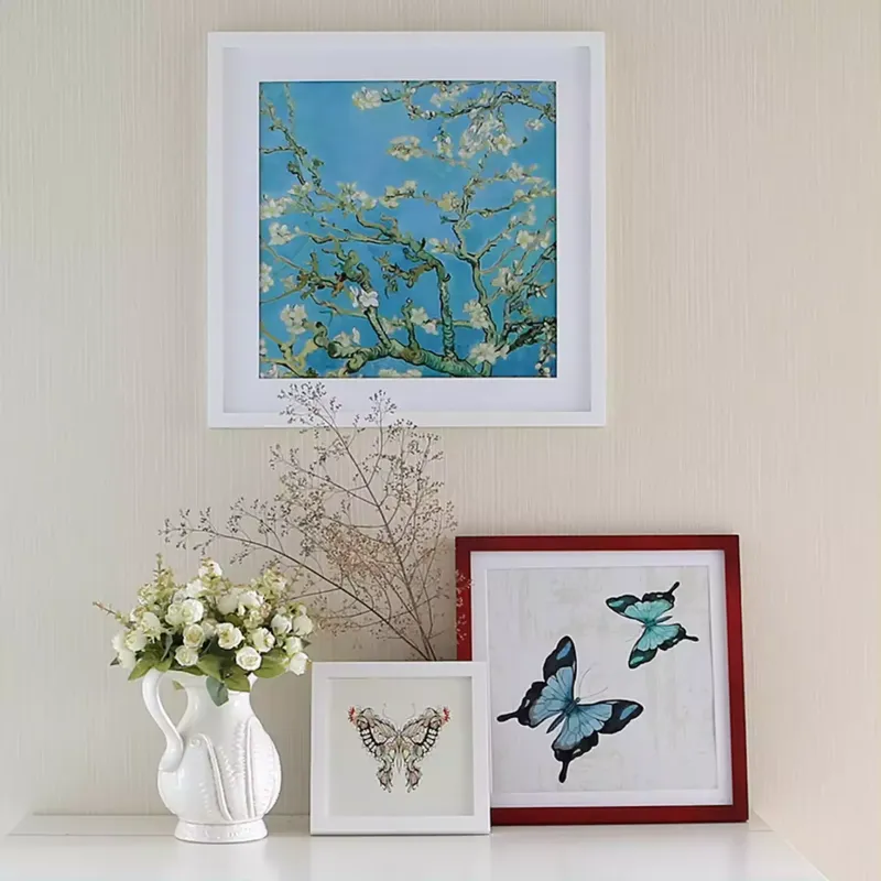 Custom Square Picture Frame Solid Wood Photo Frame