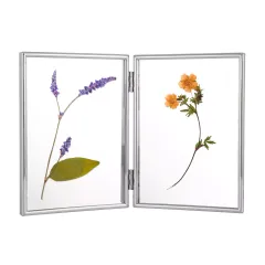 Custom Metal Hinged Photo Frame 2 Piece Folding Picture Frame