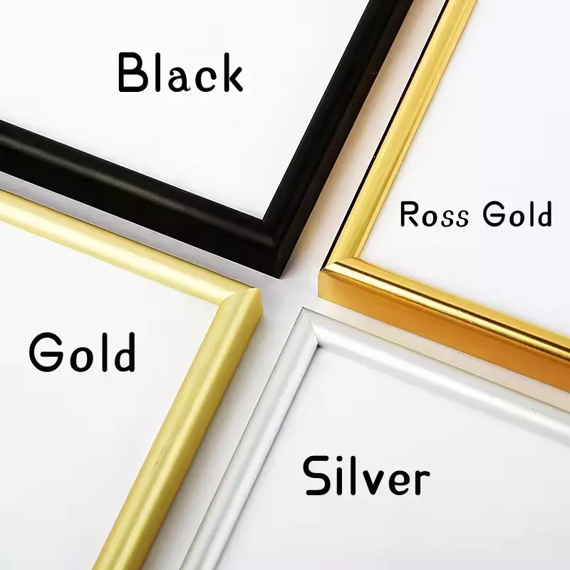 Custom Metal Aluminum Alloy Photo Frame Puzzle Display Picture Frame with Plexiglass