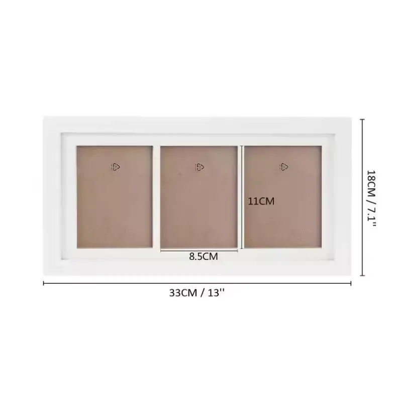 Custom Baby Handprint and Footprint Kit MDF Wooden Photo Frame Baby Keepsake Picture Frame