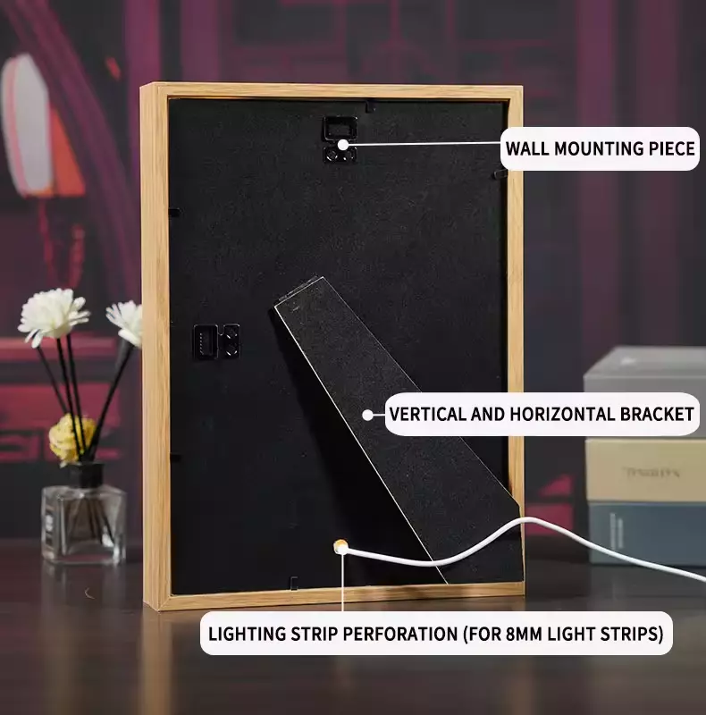 Custom Night Light Painting Photo Frame Creative Luminous Picture Frame