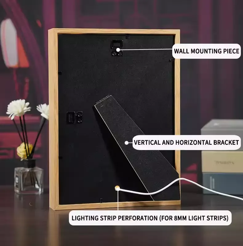 Custom Night Light Painting Photo Frame Creative Luminous Picture Frame